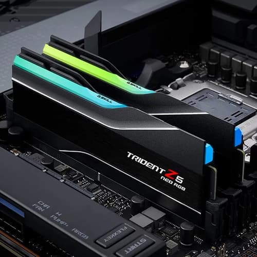G.Skill Trident Z5 Neo RGB 64GB (32GBx2) DDR5 6000MHz Desktop RAM (Matte Black)